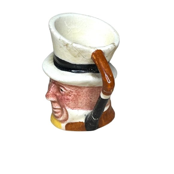 Vintage Miniature Toby Mug Lancaster Sandland Hand Painted England - Picture 2 of 9